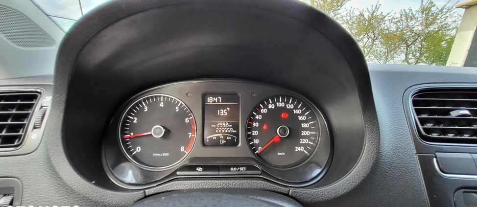 Volkswagen Polo cena 19500 przebieg: 225559, rok produkcji 2010 z Grudziądz małe 67